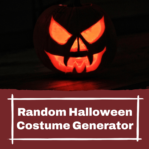 Random Halloween Costume Generator