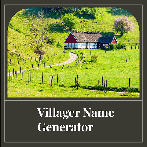 Random Villager Name Generator