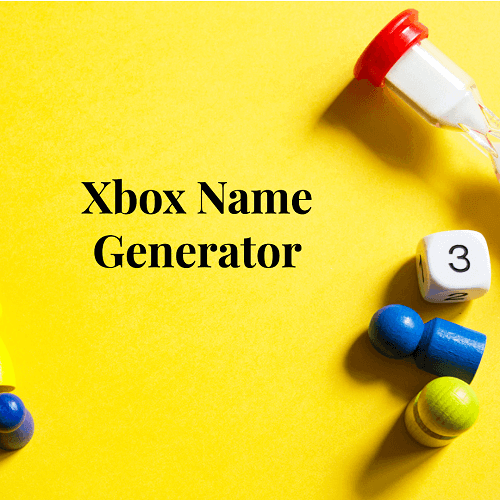 Random Xbox Name Generator